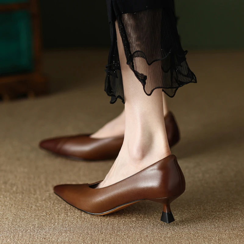 Women'S Fashion Quick Delivery - Square Heels with Medium Ladies Pumps