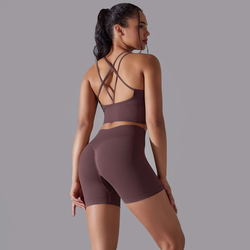 Women'S Fashion Leggings - Sexy Yoga Sets Women's Tracksuit Seamless