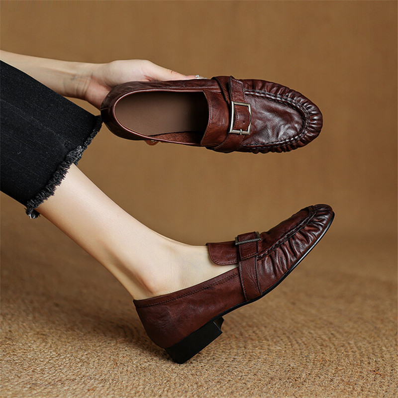Women Fashion Heels - New Autumn Genuine Leather Women Pumps