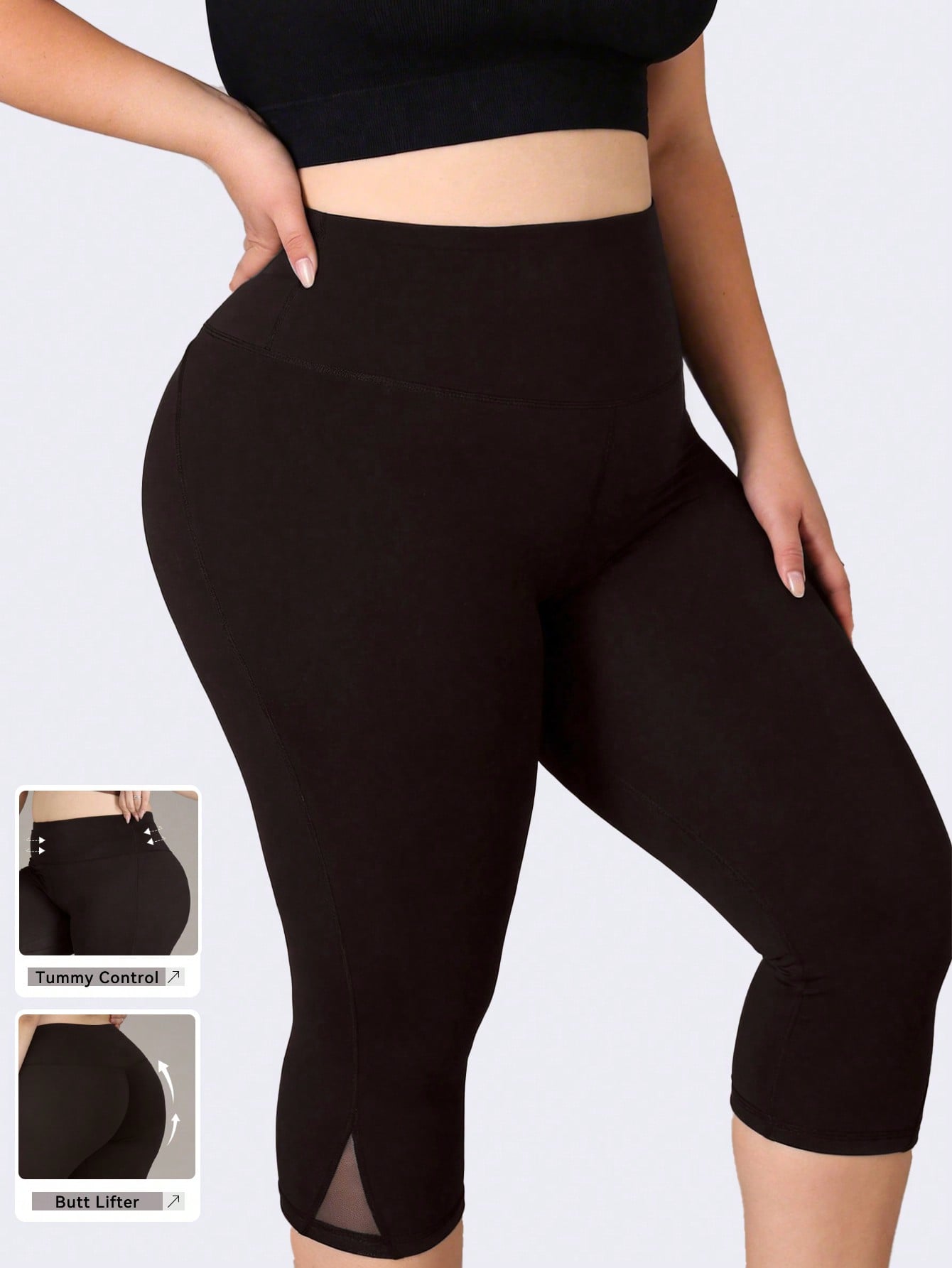 Women'S Fashion Leggings - Plus Size Gym Leggings Women Mesh