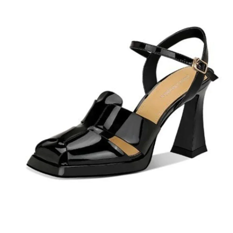 Women Fashion Outfits - Women's High Heel Sandals Fashion Patent