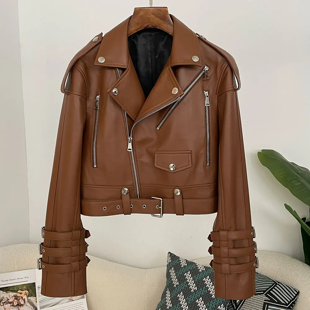 Women's Genuine Leather Utilit - đánh giá và giá Women'S Fashion Utility Jacket