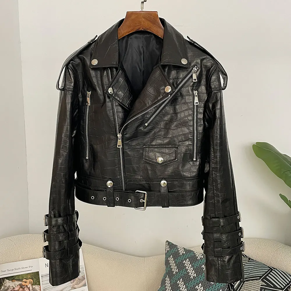 Women's Genuine Leather Utilit - đánh giá và giá Women'S Fashion Utility Jacket