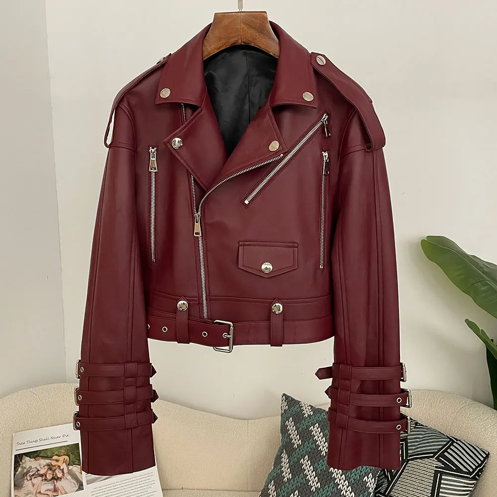 Women's Genuine Leather Utilit - đánh giá và giá Women'S Fashion Utility Jacket