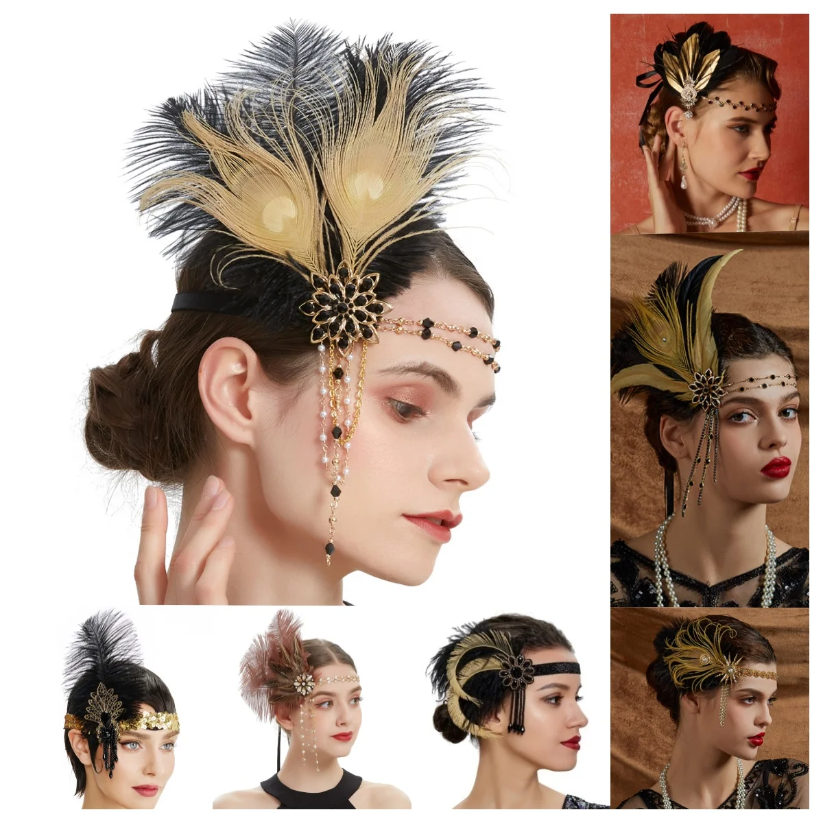 Rhinestone HairBand 1920s Vint - đánh giá và giá Women'S Fashion Of The 1920S