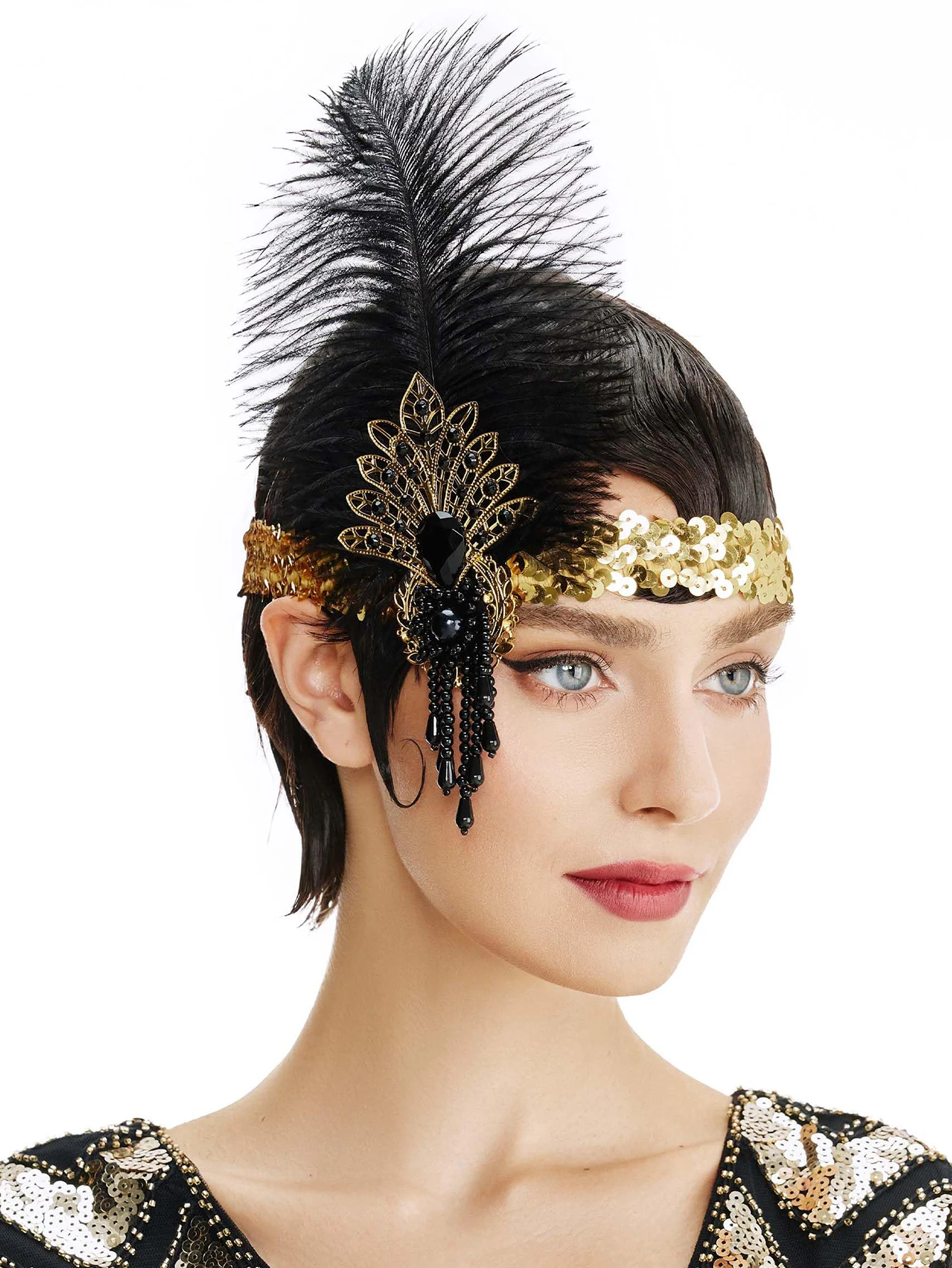 Rhinestone HairBand 1920s Vint - đánh giá và giá Women'S Fashion Of The 1920S