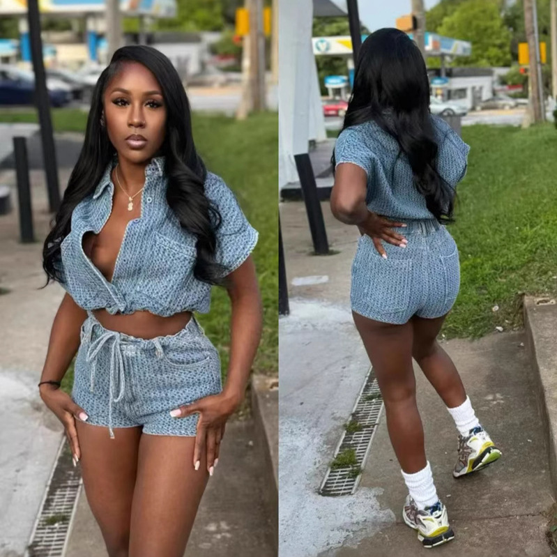 Chic Summer 2 Piece Sets Denim - đánh giá và giá Women Fashion Vest