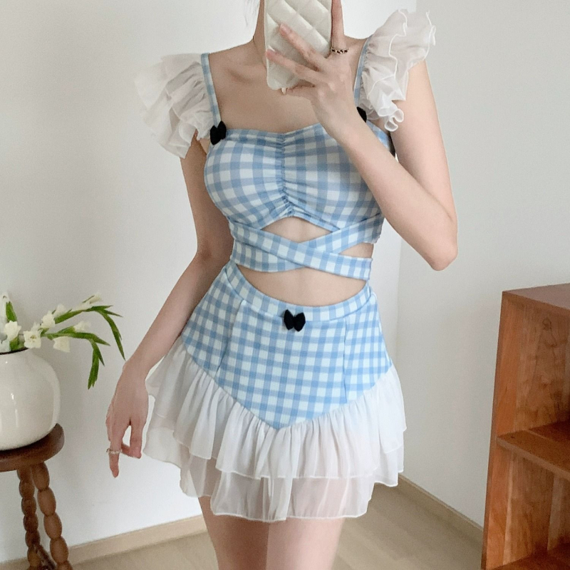 Ladies Slimming Halter Bathing - đánh giá và giá Women Fashion Outfits