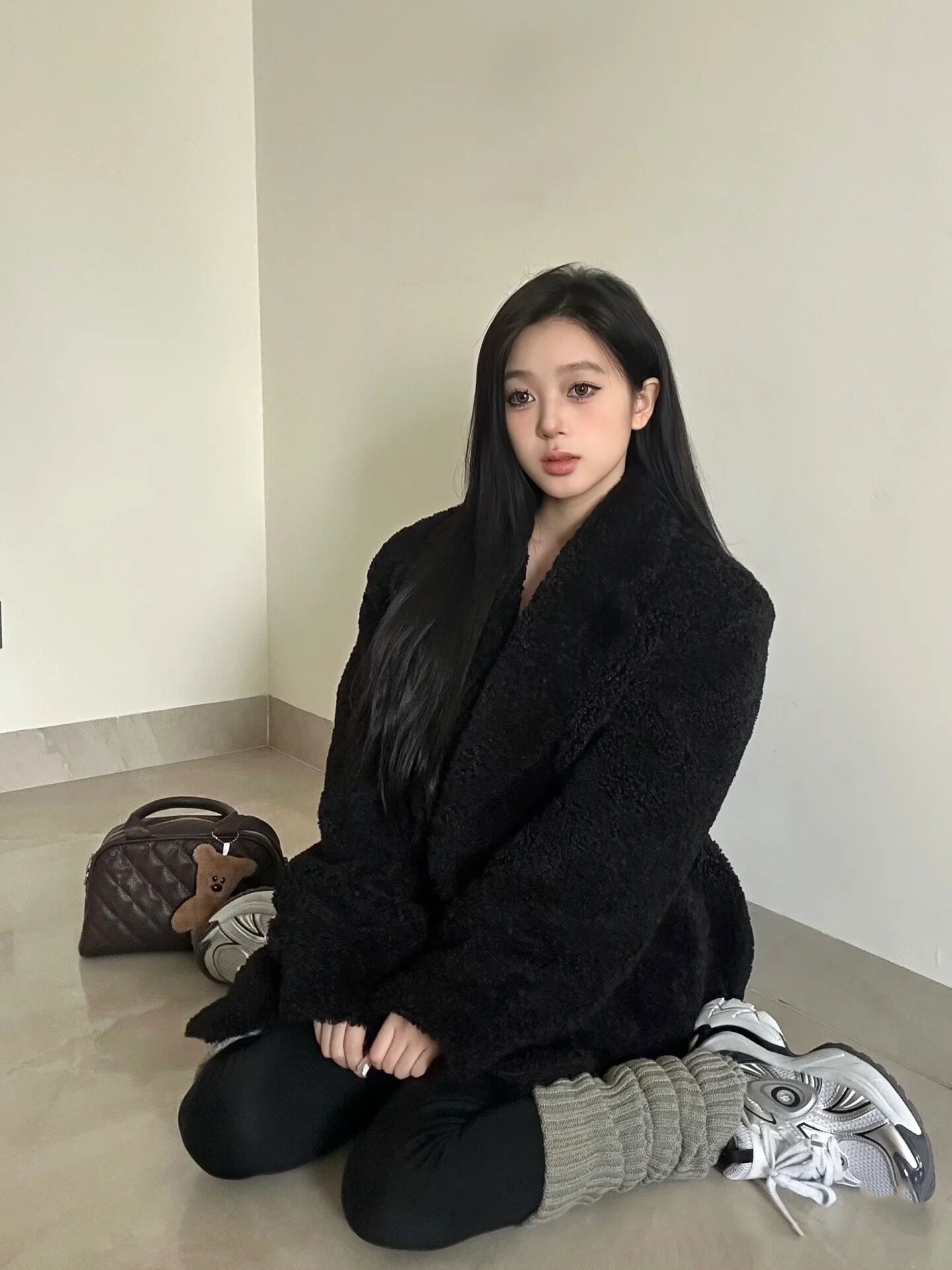 Lamb Wool Jacket Spring Woman  - đánh giá và giá Women'S Fashion Utility Jacket