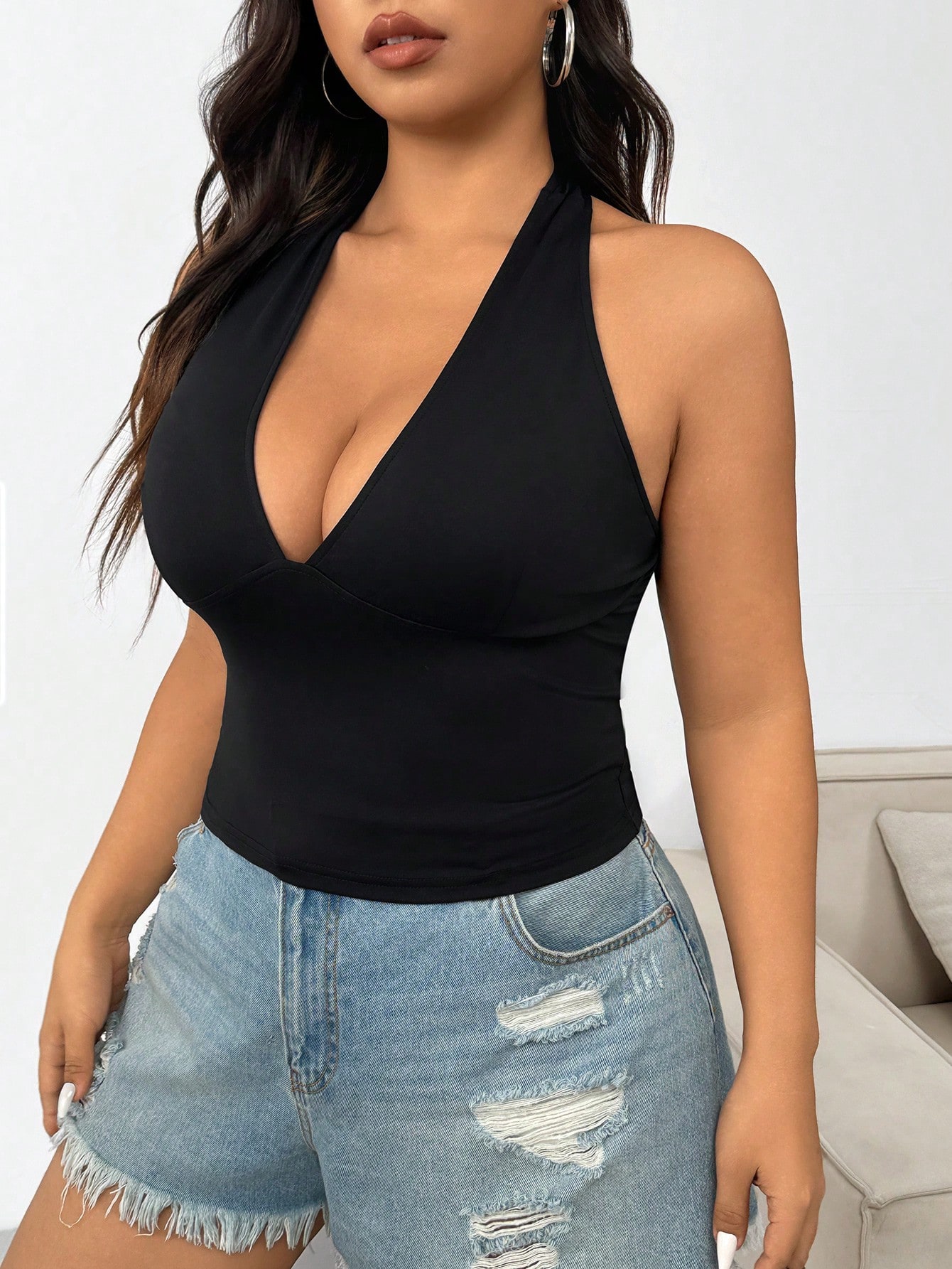 New Fashion Solid Color Plus S - đánh giá và giá Women Fashion Vest
