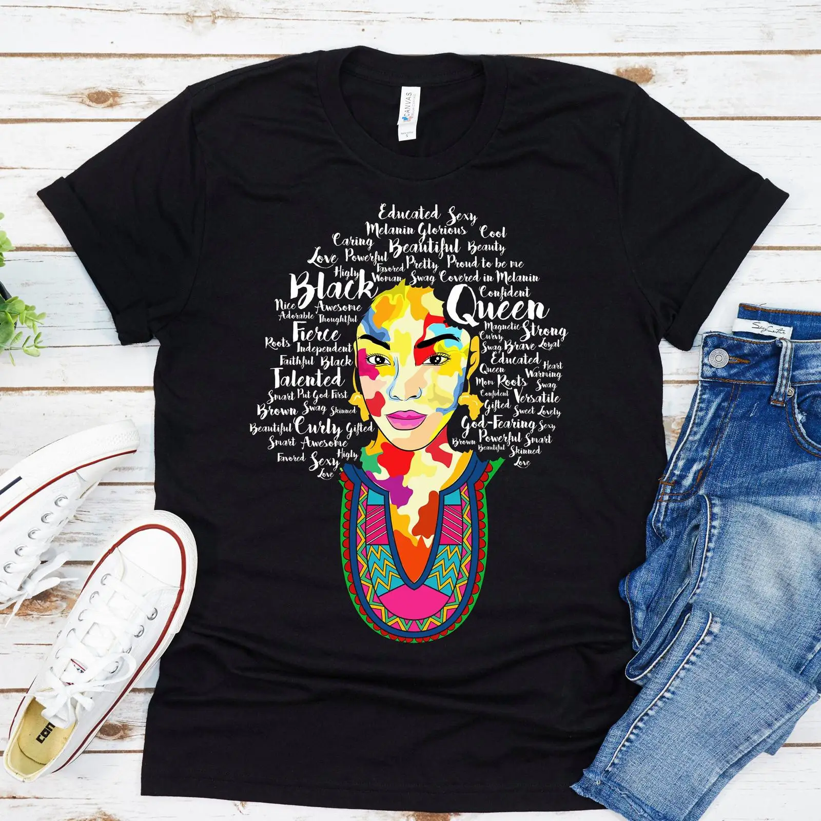 Black Queen T Shirt History Mo - đánh giá và giá Women Fashion History