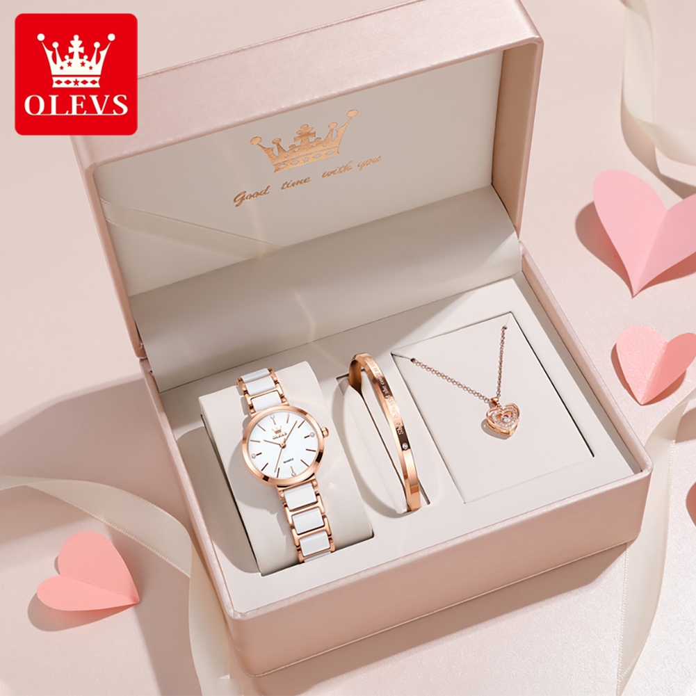 OLEVS Women Watch 5877 Luxury  - đánh giá và giá Fashion Women Watch