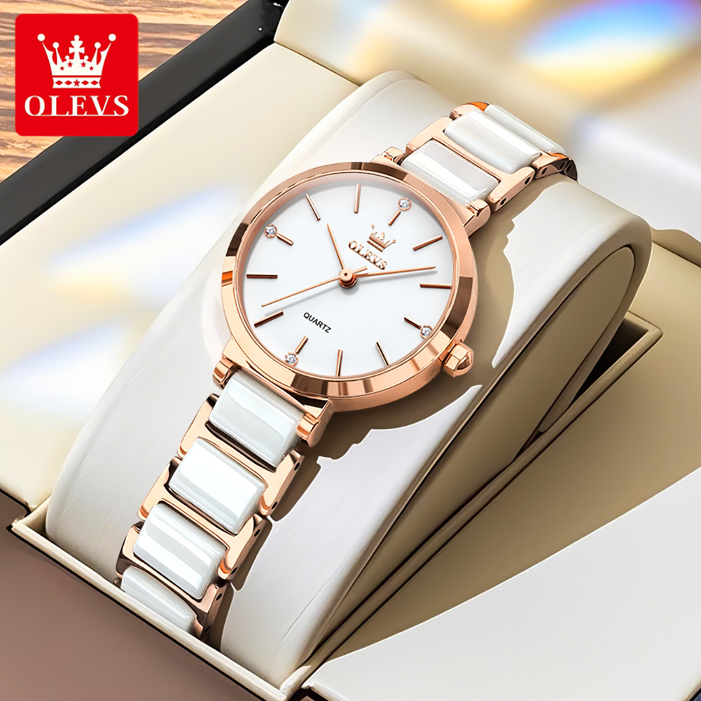 OLEVS Women Watch 5877 Luxury  - đánh giá và giá Fashion Women Watch