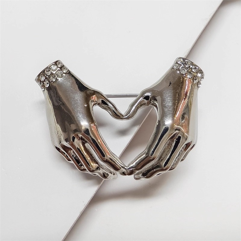 Chic Simple Rhinestone Love He - đánh giá và giá Women Fashion Pose