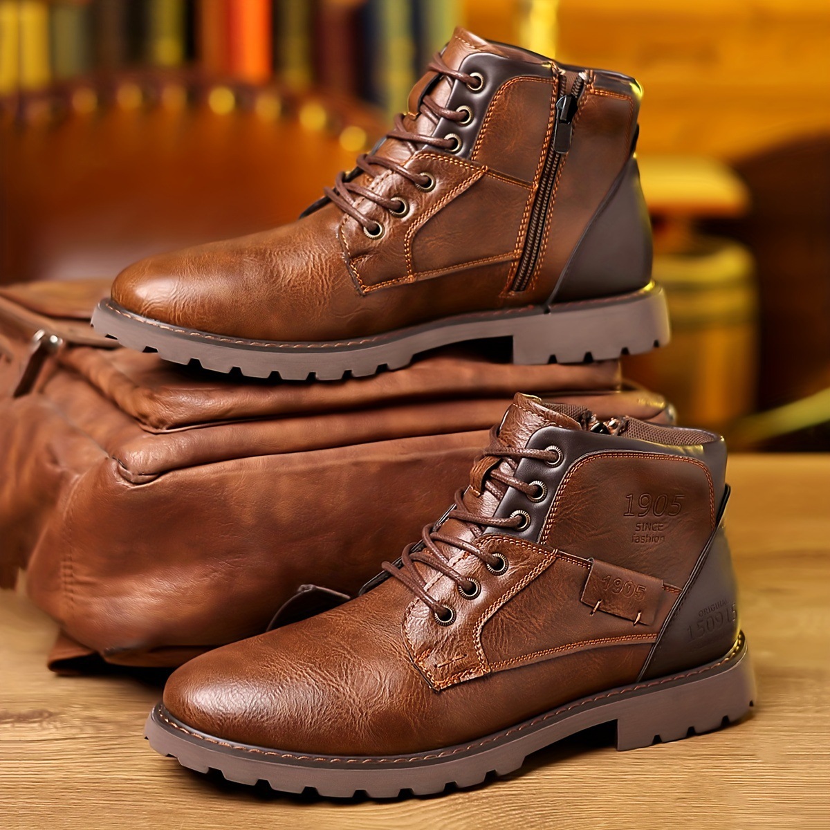 Men's color blocked men's boot - đánh giá và giá Women'S Fashion Business Casual