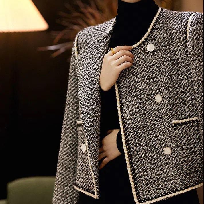 Tweed Jackets Woman White Shor - đánh giá và giá Women'S Fashion Utility Jacket
