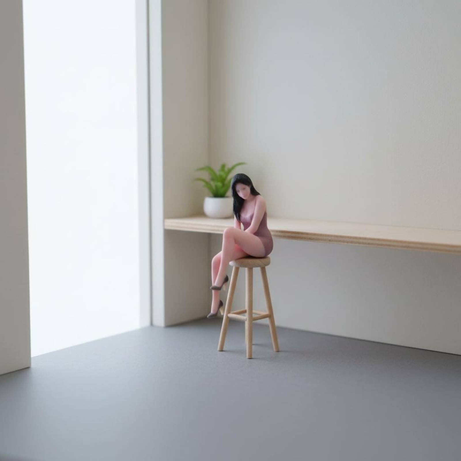 Seated Woman Figurine Posed Mi - đánh giá và giá Women Fashion Pose