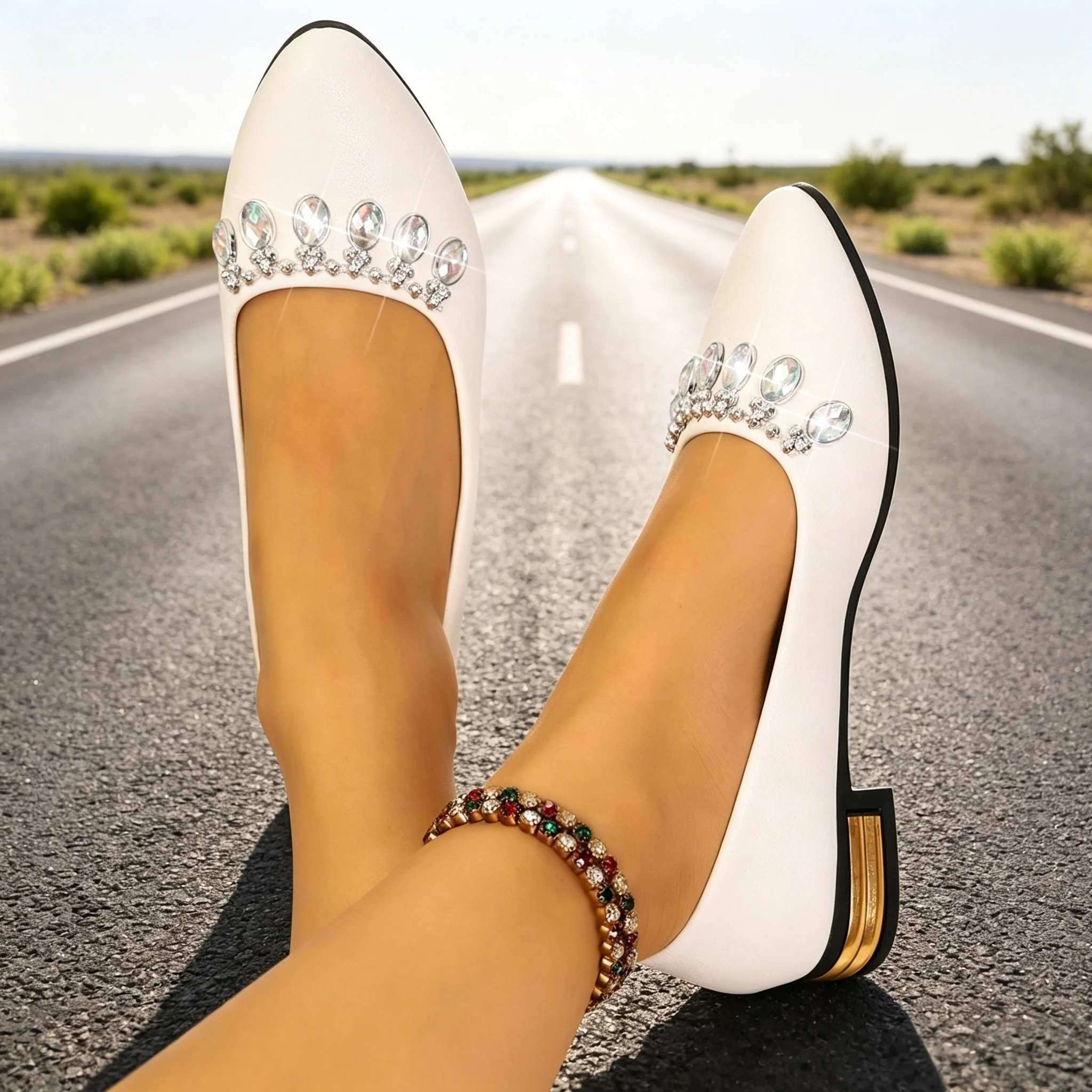 Women Flats Pointed Toe Ballet - đánh giá và giá Women Fashion Heels