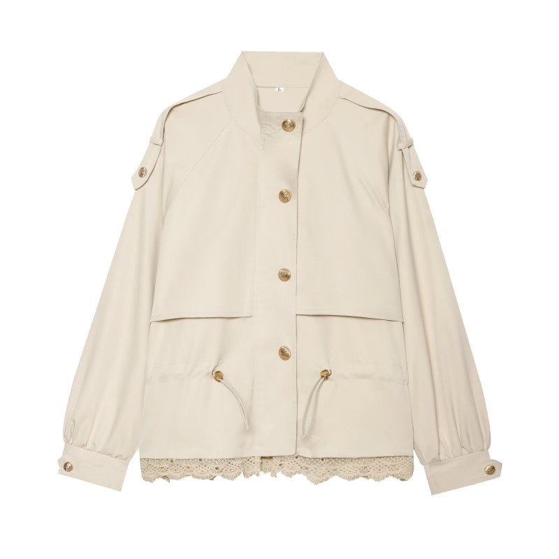 Women's Lace Trim Utility Jack - đánh giá và giá Women'S Fashion Utility Jacket