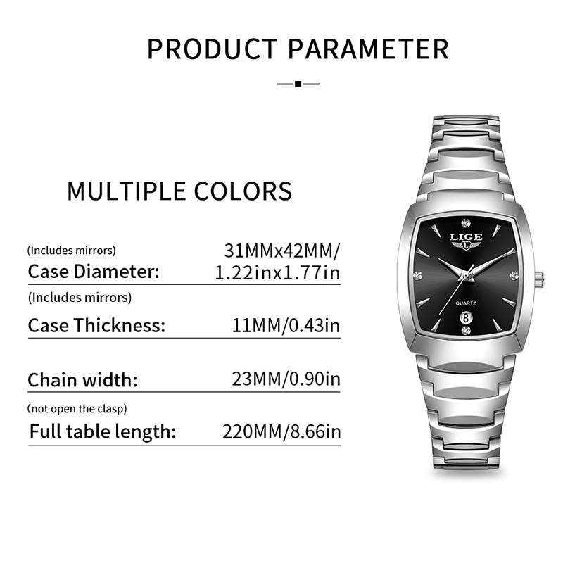 LIGE Watch women Business Luxu - đánh giá và giá Fashion Women Watch