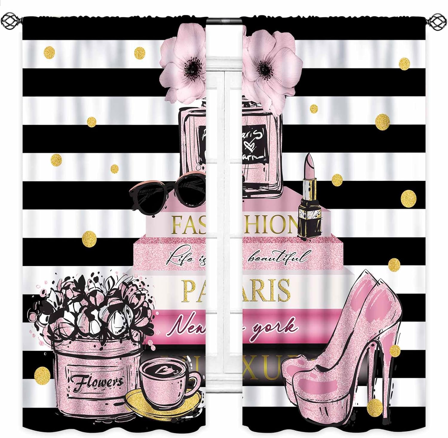 Pink Fashion Women Curtain for - đánh giá và giá Women'S Fashion Magazines