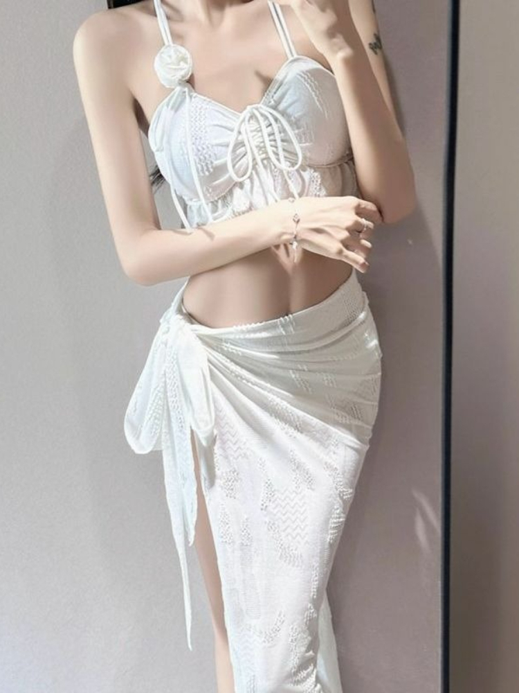 Ladies Floral Two Piece Swimsu - đánh giá và giá Women Fashion Outfits