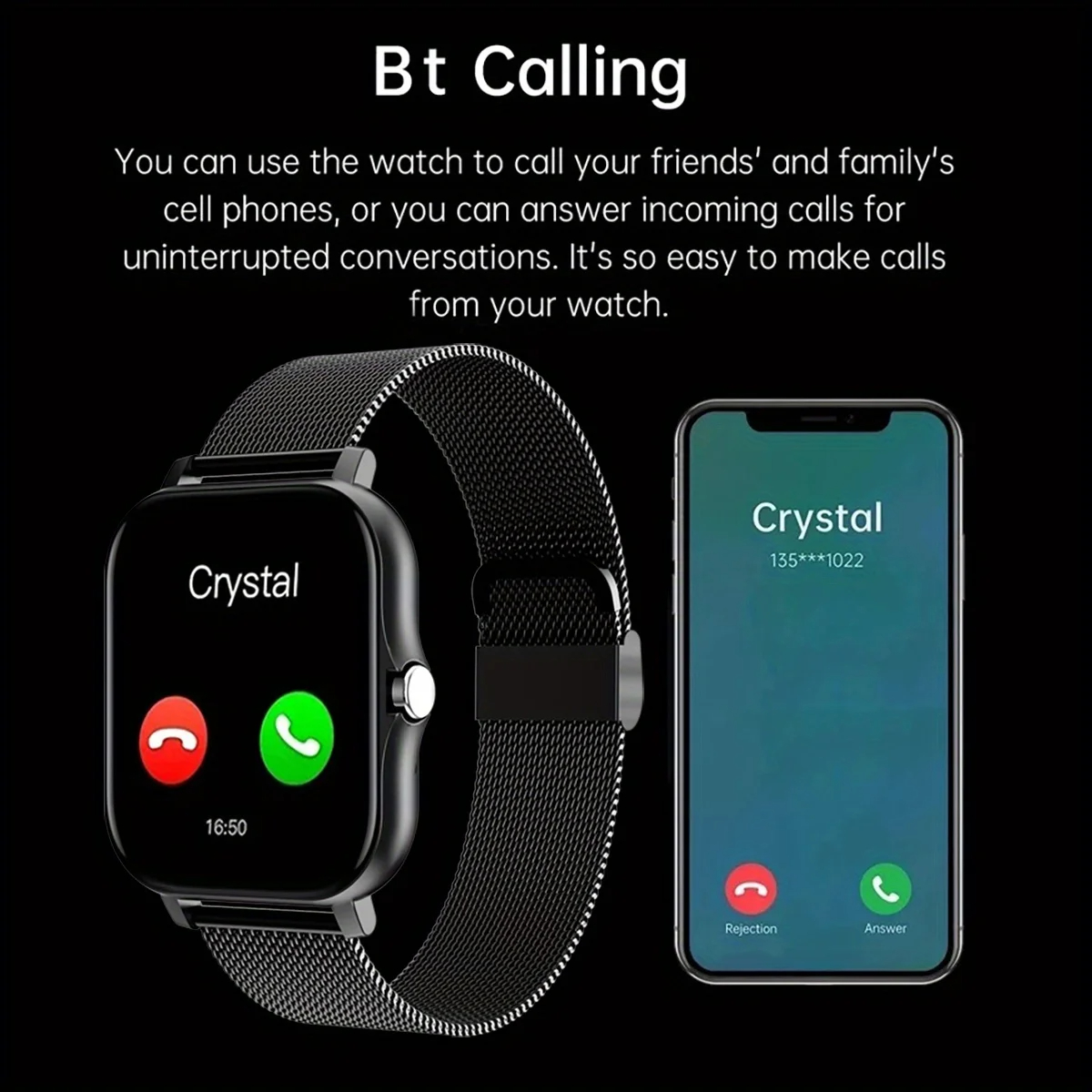 Smart Watch For Android IOS Wa - đánh giá và giá Women Fashion Zone