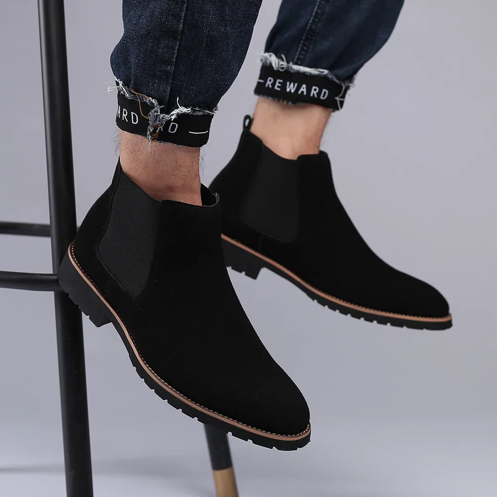 Men Ankle Boots British Style  - đánh giá và giá Women'S Fashion Business Casual