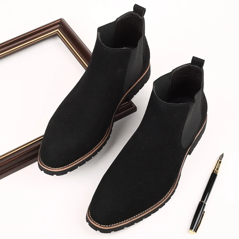Men Ankle Boots British Style  - đánh giá và giá Women'S Fashion Business Casual