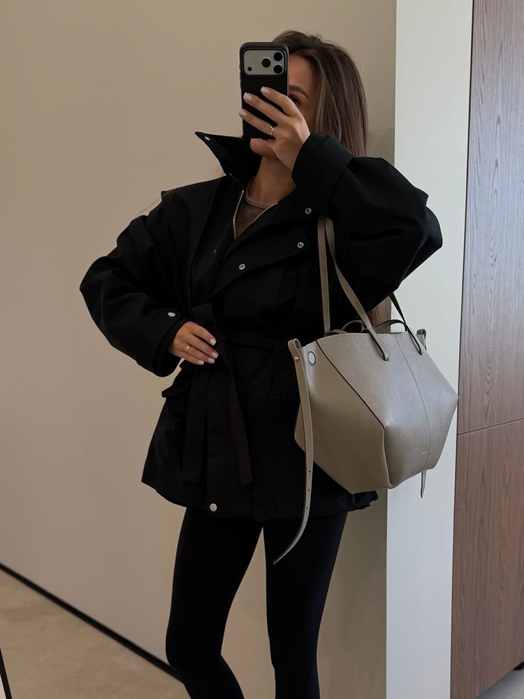 Women Short Trench Coat Belted - đánh giá và giá Women'S Fashion Utility Jacket
