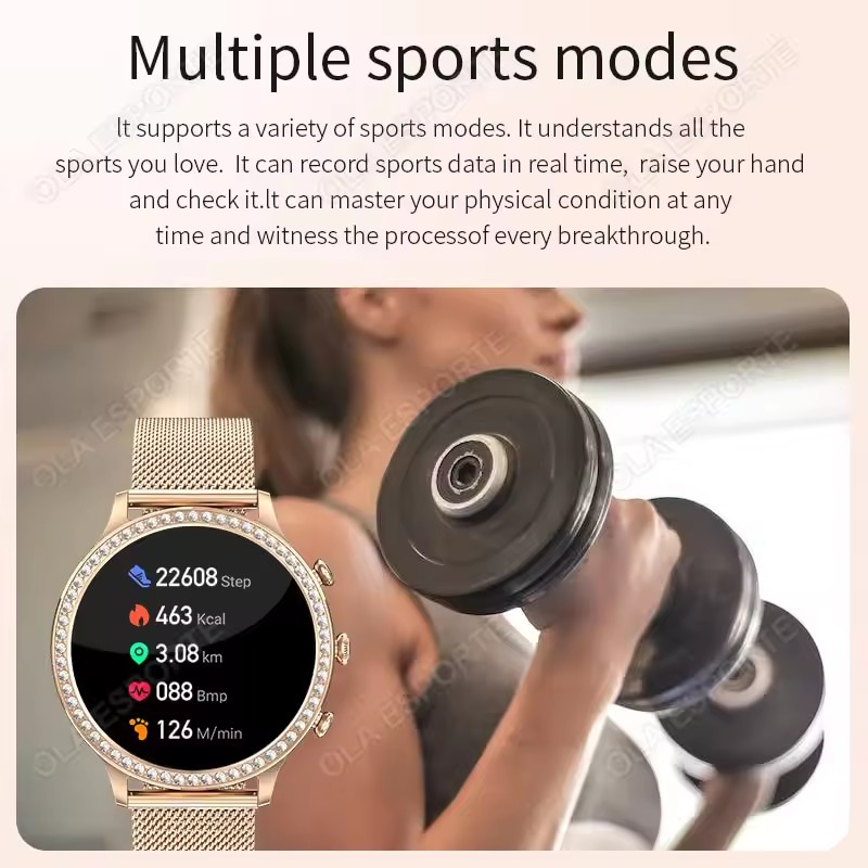 Elegant Ladies' Smartwatch Blu - đánh giá và giá Women Fashion Zone