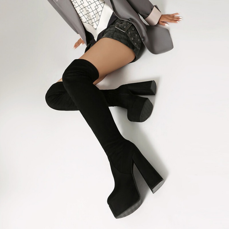 14cm Square Heel Waterproof Pl - đánh giá và giá Women'S Fashion Magazines
