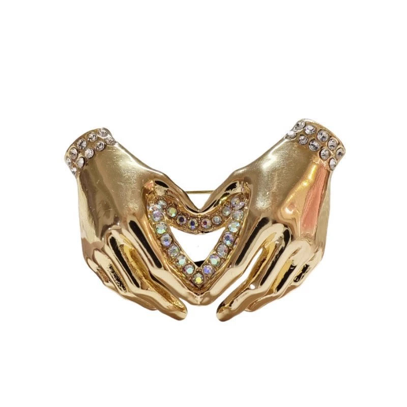 Chic Simple Rhinestone Love He - đánh giá và giá Women Fashion Pose